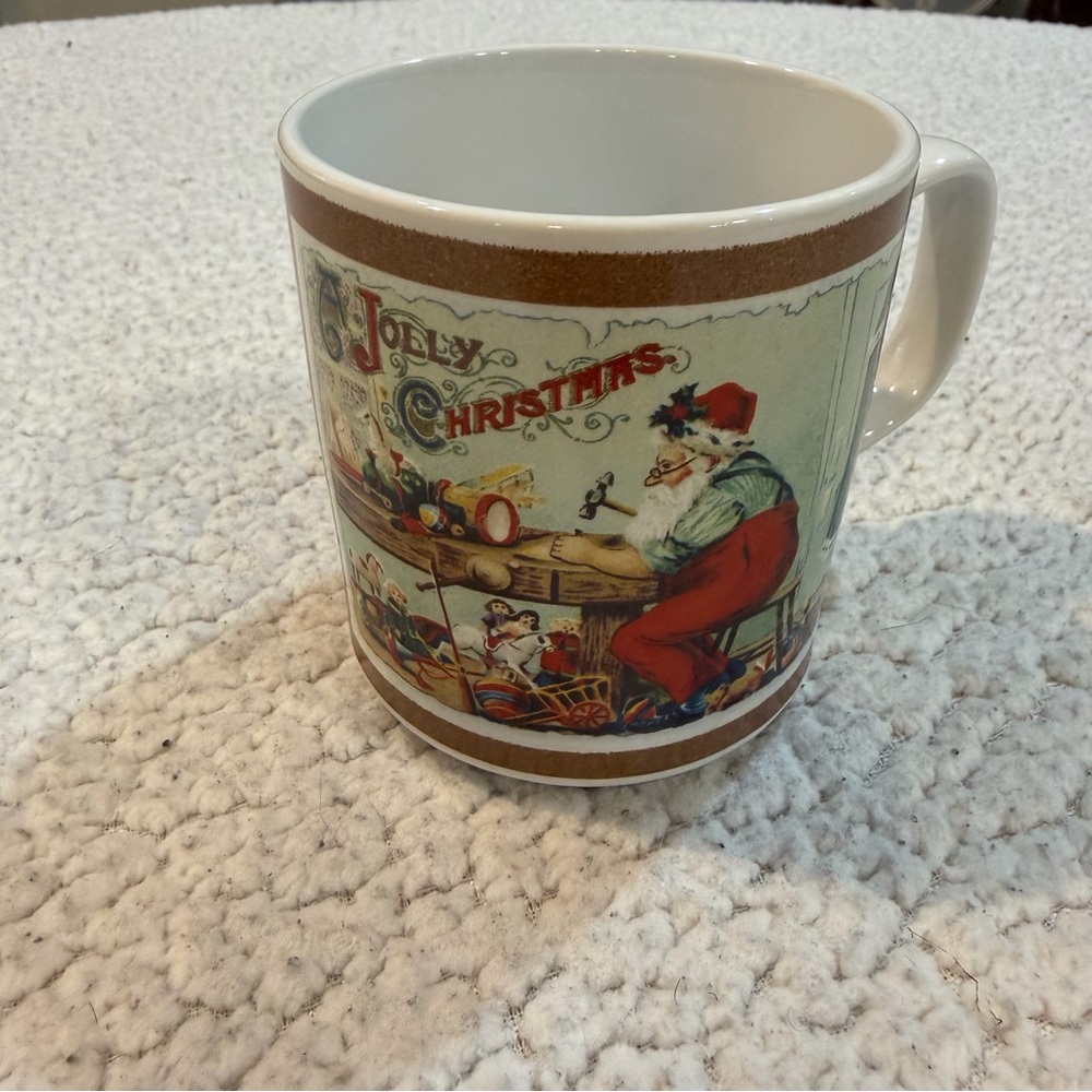 Vintage 1985 Enesco “The Santa Claus Shoppe” Mug – St. Nicholas Circa 1910 - Picture 2 of 10